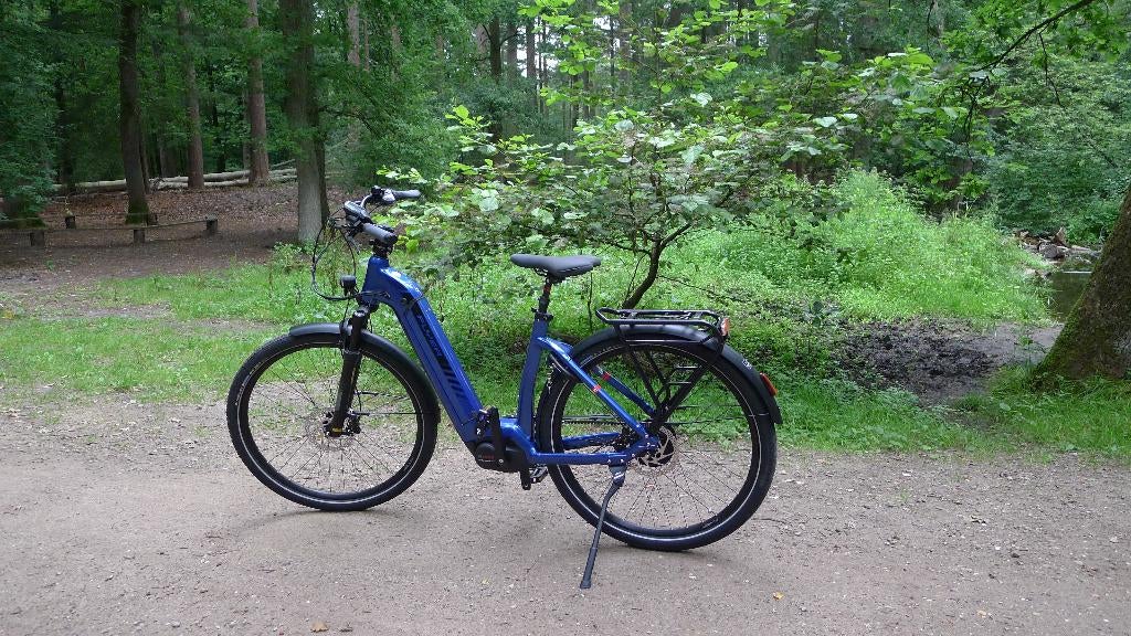 Te koop, Fietsen en Brommers, Elektrische fietsen, Zo goed als nieuw, 50 km per accu of meer, 55 tot 59 cm, Ophalen