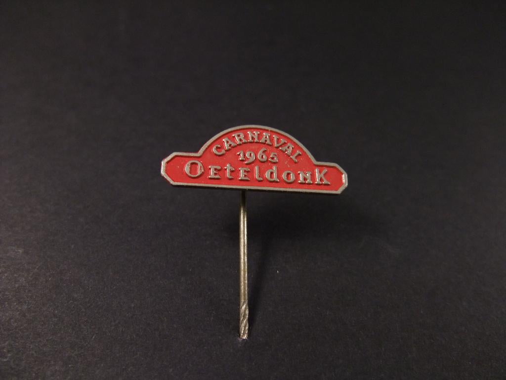 Carnaval Oeteldonk ( 's-Hertogenbosch) 1965, speldje, Ophalen of Verzenden, Gebruikt, Overige onderwerpen