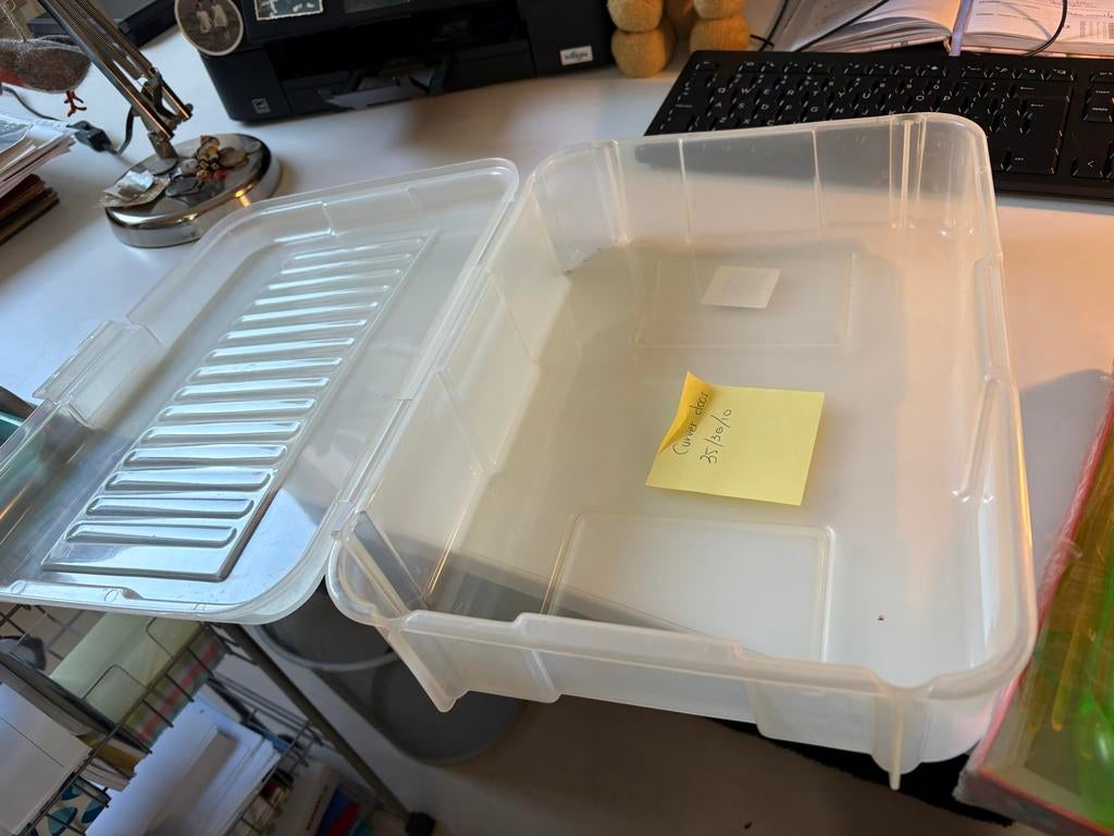 Curver doos 35x30x10 cm - Handige opbergbox, Huis en Inrichting, Keuken | Keukenbenodigdheden, Zo goed als nieuw, Ophalen of Verzenden