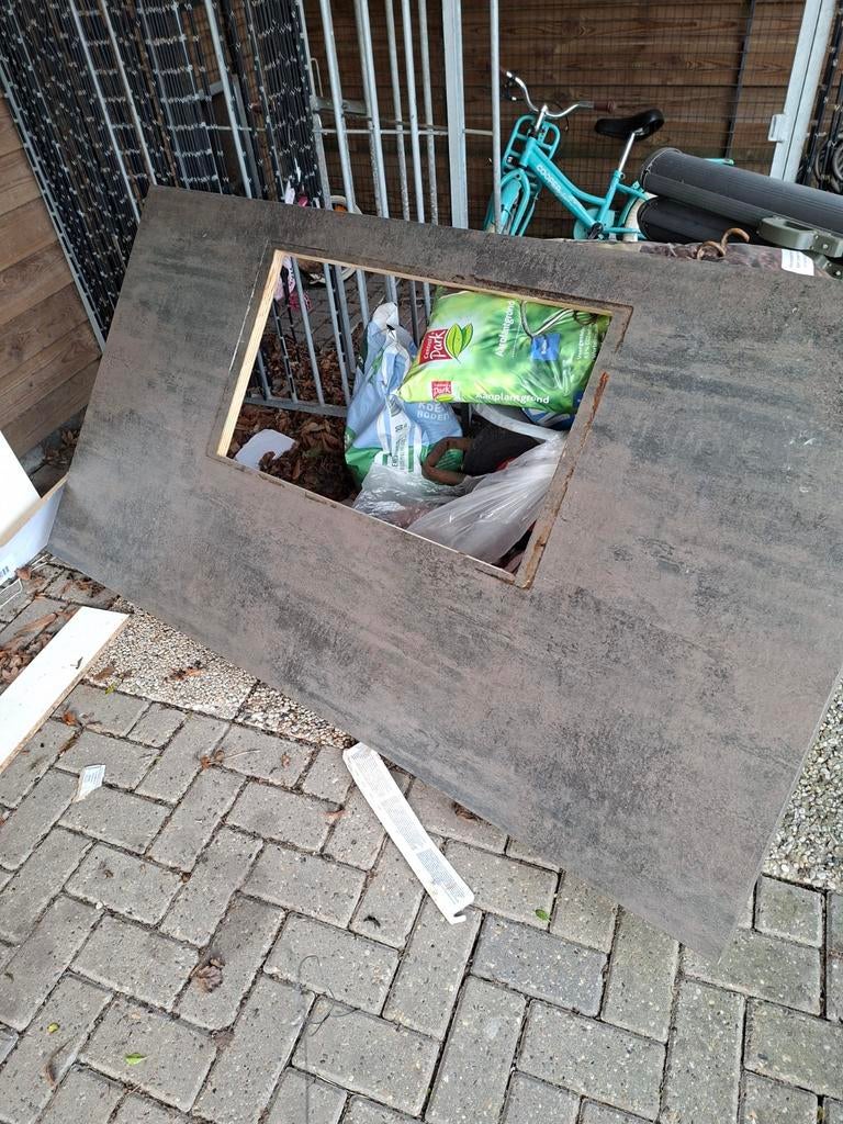 Aanrechtblad gratis, Huis en Inrichting, Keuken | Keukenelementen, Ophalen, 50 tot 75 cm, Minder dan 100 cm