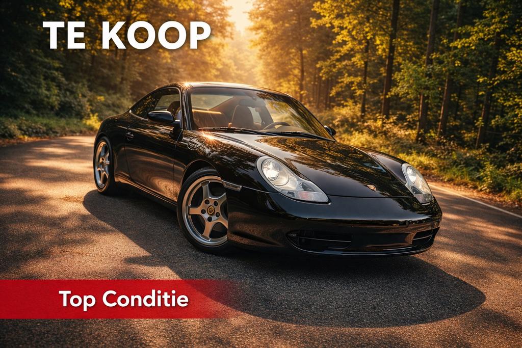 Porsche 911 3.4 Carrera 4 Coupe 1999, Auto's, 4 stoelen, Leder, Handgeschakeld, Vierwielaandrijving