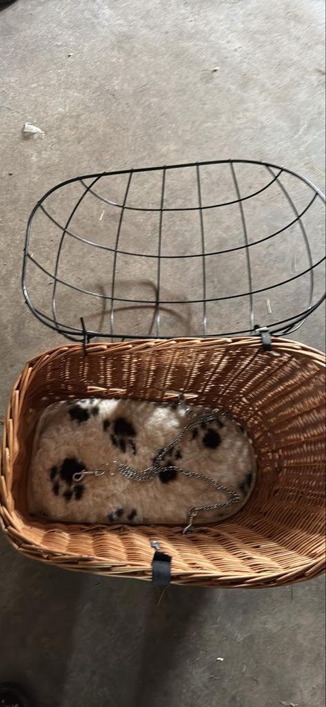 Hondenmandje voor op de fiets, Ophalen of Verzenden, Gebruikt