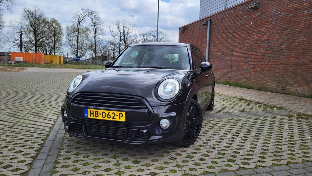 Mini 1.5 Cooper 5D 2015 Zwart JCW pakket Union Jack, 136 pk, Zwart, USB, Leder en Stof