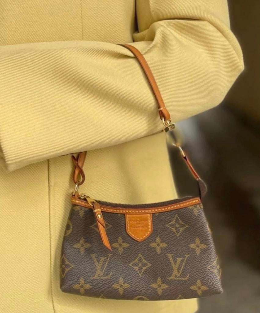 Louis Vuitton Pochette Accessoires – Monogram, Ophalen of Verzenden, Zo goed als nieuw, Bruin, Schoudertasje