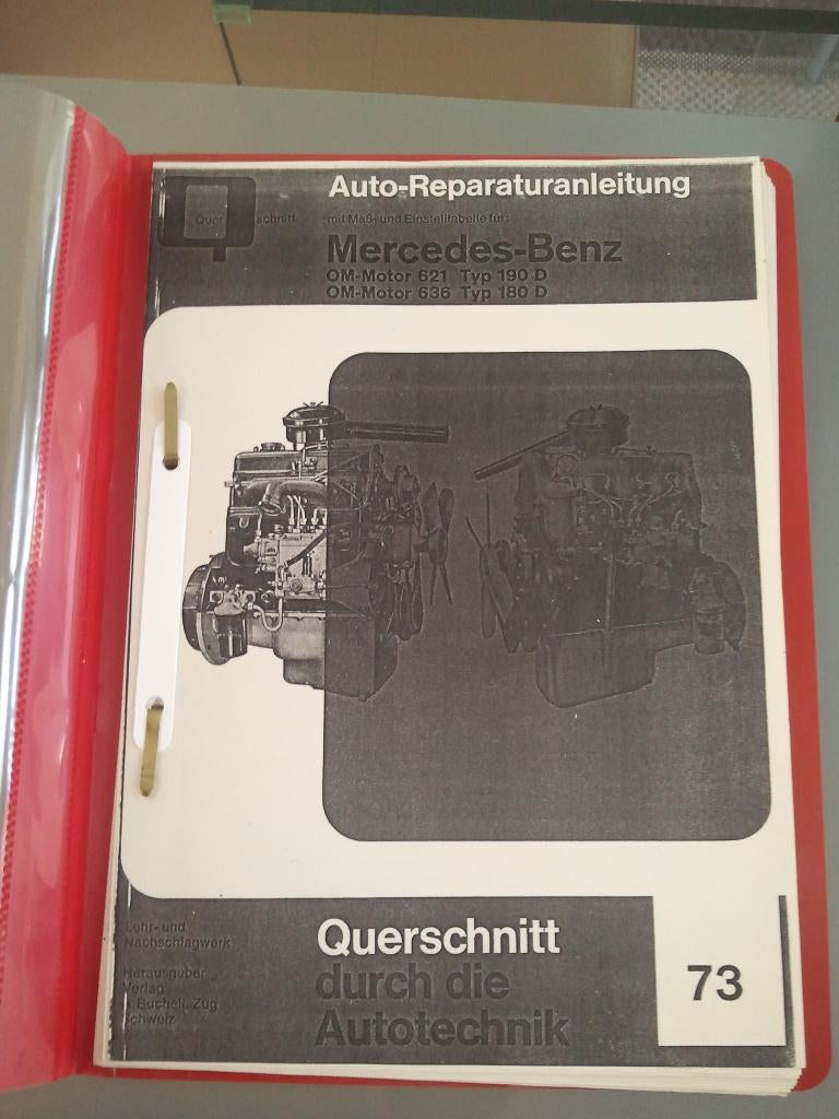 (kopie) reparatiehandleiding voor MERCEDES OM-621 / OM 636, Ophalen of Verzenden, Nieuw, Motor en Techniek
