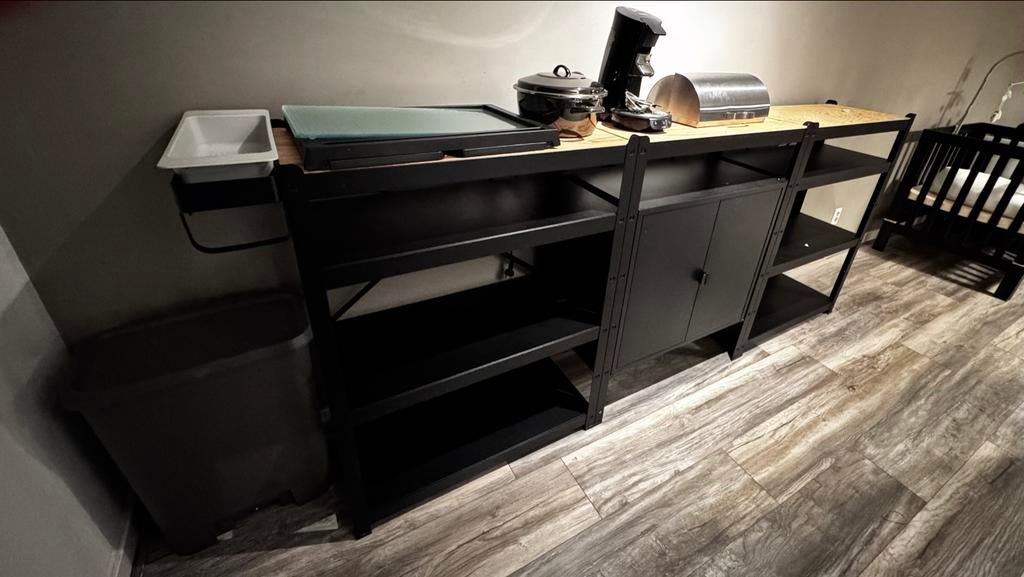 Ikea BROR Stellingkast - 3 meter breed, Ophalen, Gebruikt