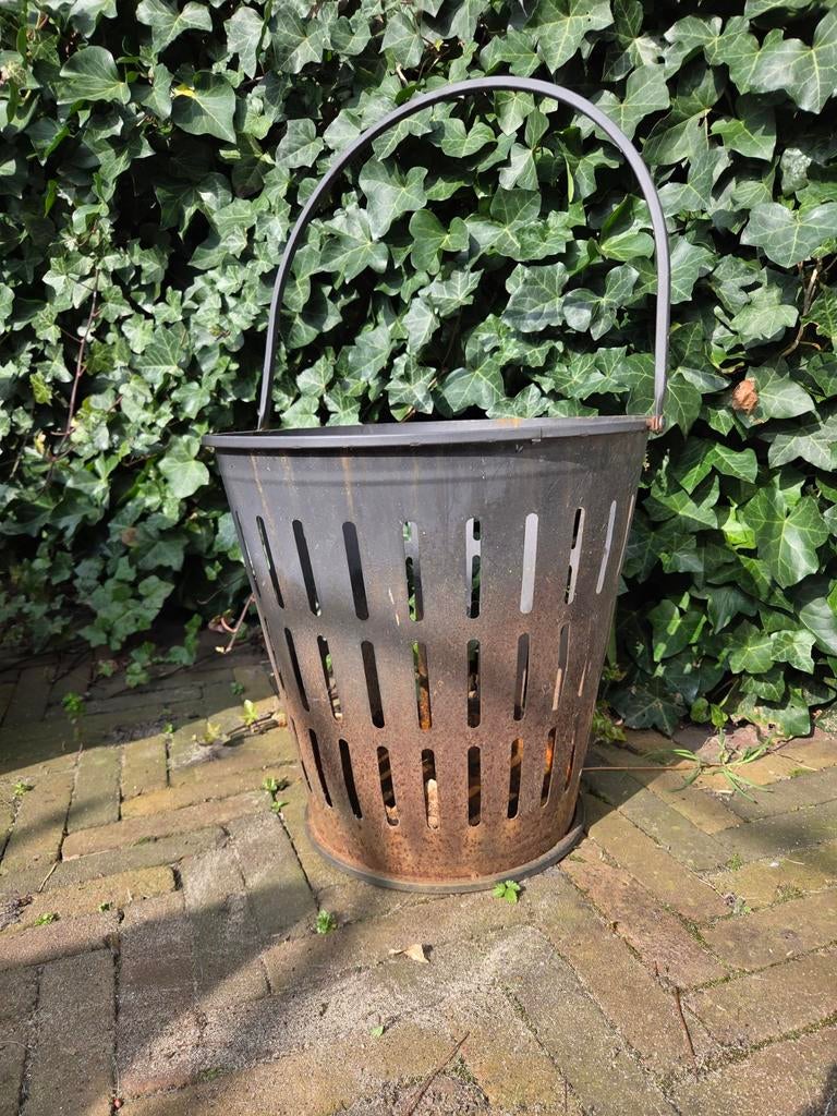 Robuuste Vuurkorf met Handvat - Ideaal voor Tuin, Ophalen, Gebruikt, Vuurkorf