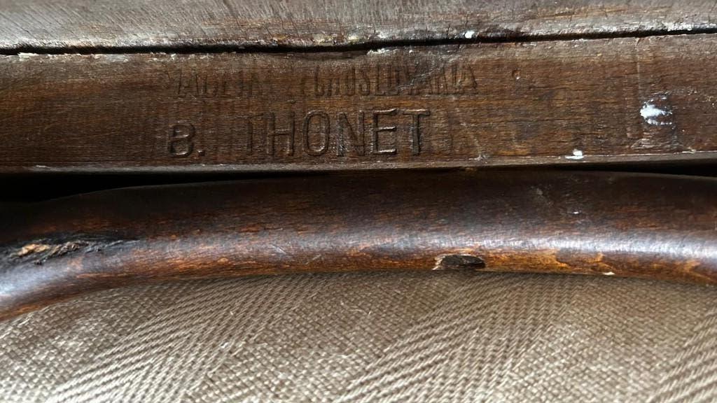 Stoelen thonet, Huis en Inrichting, Stoelen, Gebruikt, Bruin, Ophalen of Verzenden, Vijf, Zes of meer stoelen