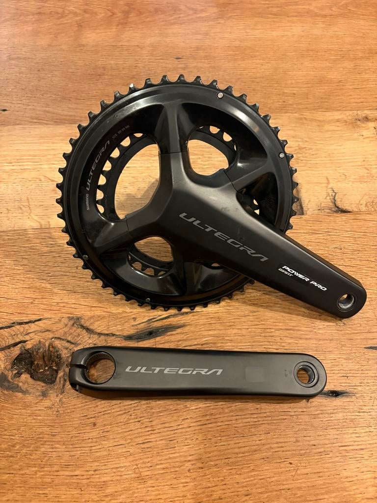 Shimano Ultegra R8100 Crankstel power pro powermeter, Ophalen of Verzenden, Zo goed als nieuw, Crankstel of Pedalen