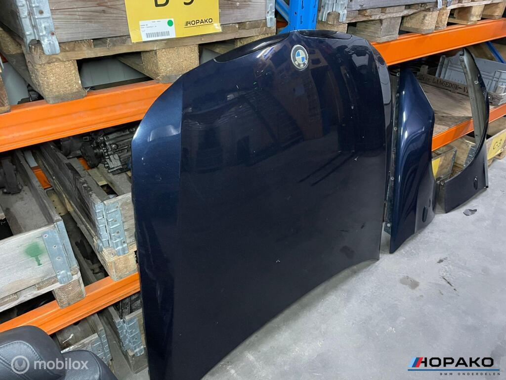 Motorkap blauw Monacoblau | A35 | BMW E90 E91, Gebruikt, Einsteinlaan 5 rijswijk, Bmw, Ophalen of Verzenden