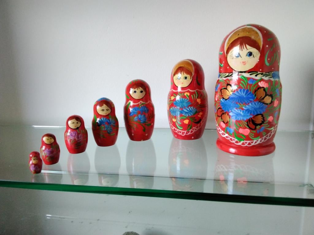 Set van 7 baboesjka's, Verzamelen, Ophalen of Verzenden