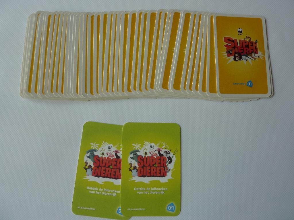 AH superdieren kaartjes van gele serie, Albert Heijn, Ophalen of Verzenden