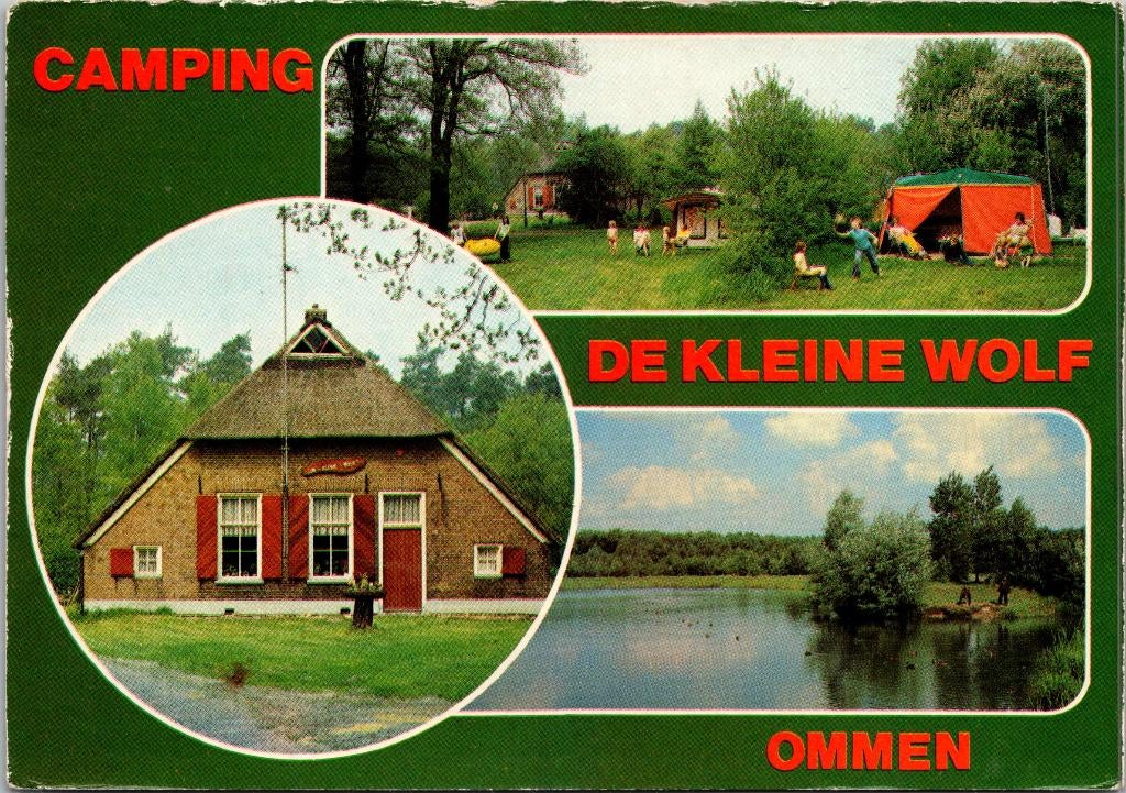 Ommen - Camping De Kleine Wolf (1981), Verzenden, 1980 tot heden, Gelopen, Overijssel