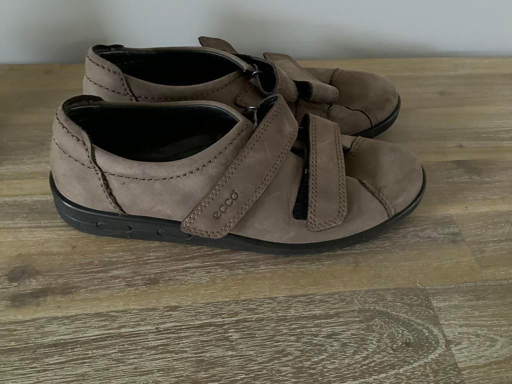 Ecco schoenen maat 38, Bruin, Overige typen, Ophalen of Verzenden, Zo goed als nieuw