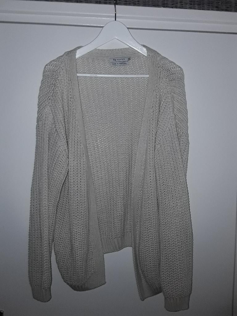 NUKUS Prachtig Beige Gehaakt Vest Maat XL, Beige, Maat 46/48 (XL) of groter, Ophalen of Verzenden, Zo goed als nieuw