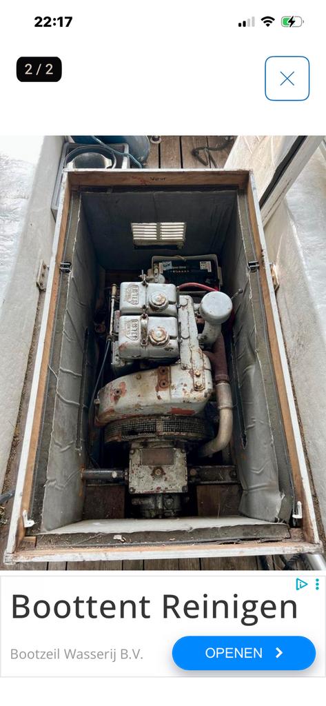 2 cilinder lister, Ophalen, 10 tot 30 pk, Gebruikt, Binnenboordmotor