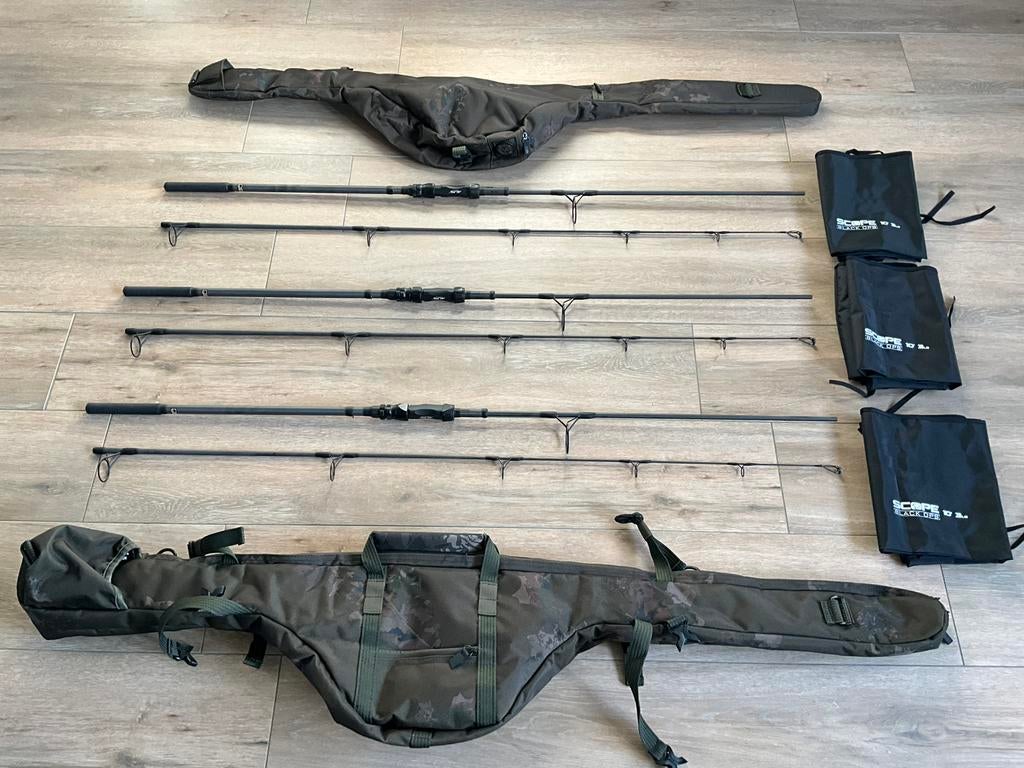 3x gloednieuwe Nash scope black ops 10ft 3lb incl foudraal, Ophalen, Nieuw, Overige typen