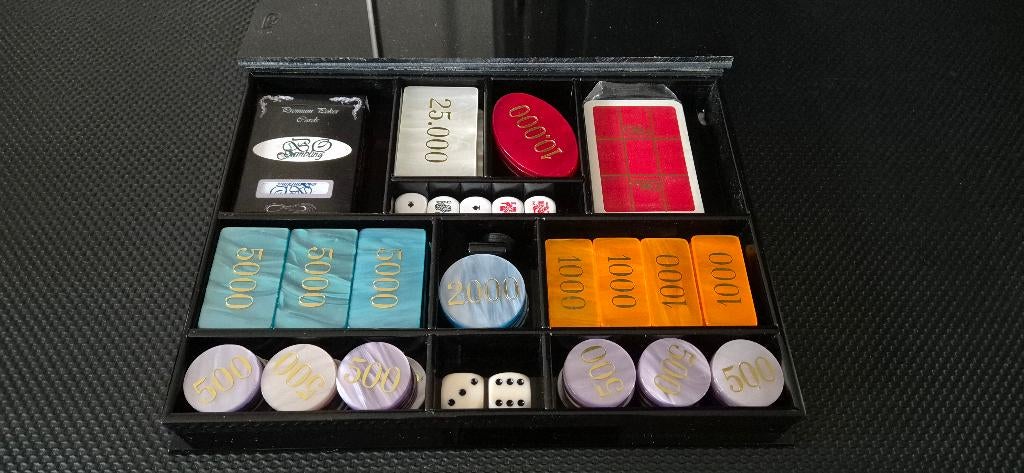 Luxe vintage design pokerset Romagnoli, Vijf spelers of meer, Ophalen of Verzenden, Zo goed als nieuw