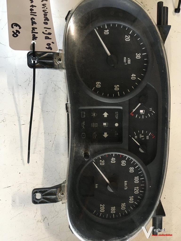 Opel Vivaro Renault Trafic 1.9 D 2005 Km Tellerklok, Gebruikt, -, -, Ophalen of Verzenden