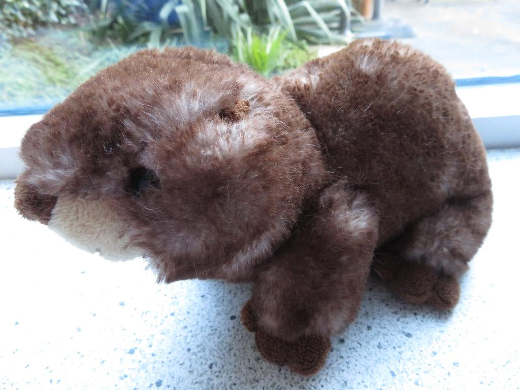 Zacht velours bever van PIA International Soft Toys, Overige karakters, Overige typen, Wasbaar, Ophalen of Verzenden
