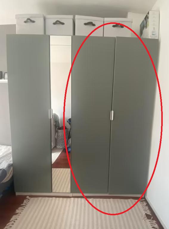 Ikea Pax kledingkast, Gebruikt, 200 cm of meer, 50 tot 100 cm, 50 tot 75 cm