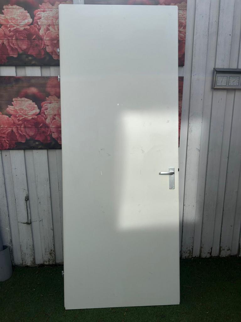 Te koop opdekdeuren, Ophalen, Gebruikt, 80 tot 100 cm, 215 cm of meer