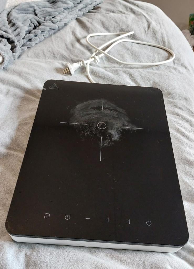 Draagbare Ikea inductieplaat, Witgoed en Apparatuur, Kookplaten, Gebruikt, 3 kookzones of minder, Ophalen of Verzenden, Inductie