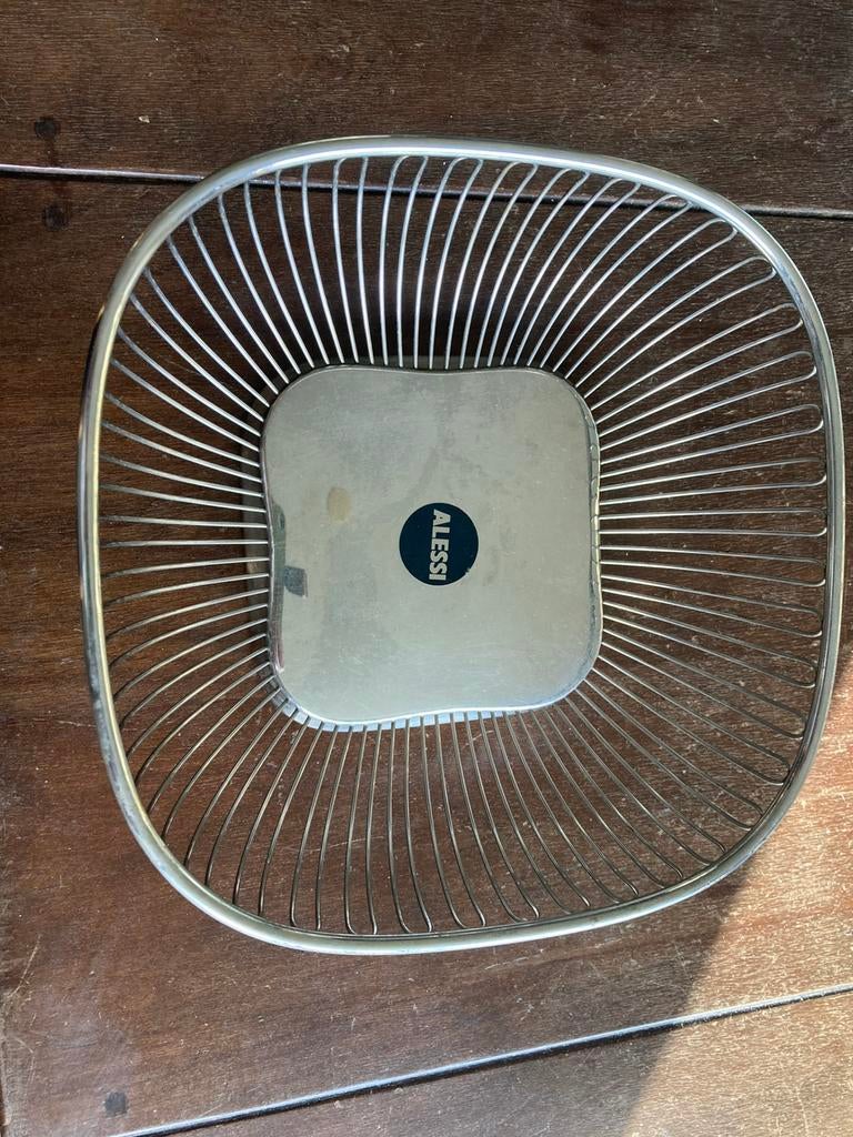 Alessi  brood- of fruitmand, Ophalen, Zo goed als nieuw, Rond, Overige materialen