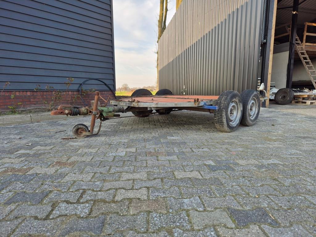 Aanhanger met twee assen, Auto diversen, Aanhangers en Bagagewagens, Ophalen of Verzenden