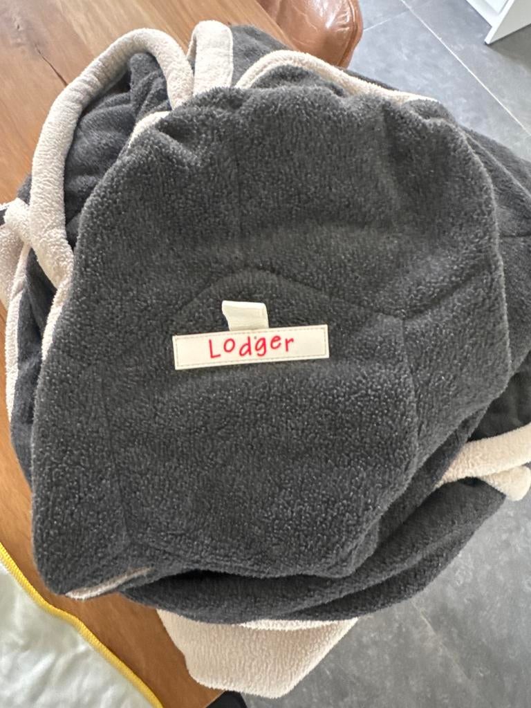 Lodger Wrapper deken/inbakerdoek grijs, Ophalen of Verzenden, Gebruikt, 70 tot 85 cm, Deken