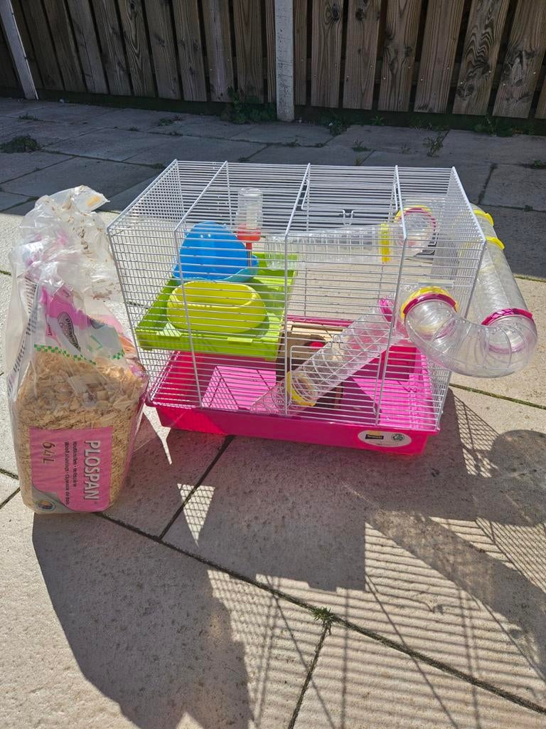Hamsterkooi, Dieren en Toebehoren, Kooi, Gebruikt, Minder dan 75 cm, Hamster
