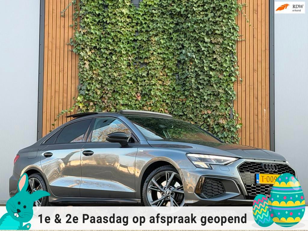 Audi A3 Limousine 35 TFSI edition one|PANO|SFEER|S-LINE|CAME, 4 cilinders, 150 pk, Leder en Stof, Bedrijf