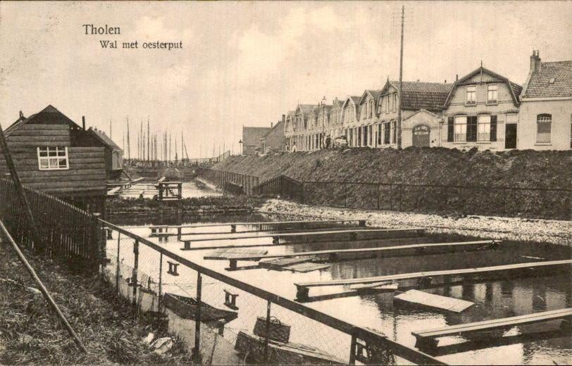 Tholen - Wal met Oesterput, Ophalen of Verzenden, Voor 1920, Ongelopen, Zeeland