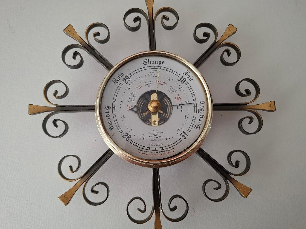 barometer SB British instrument, Audio, Tv en Foto, Weerstations en Barometers, Verzenden, Gebruikt