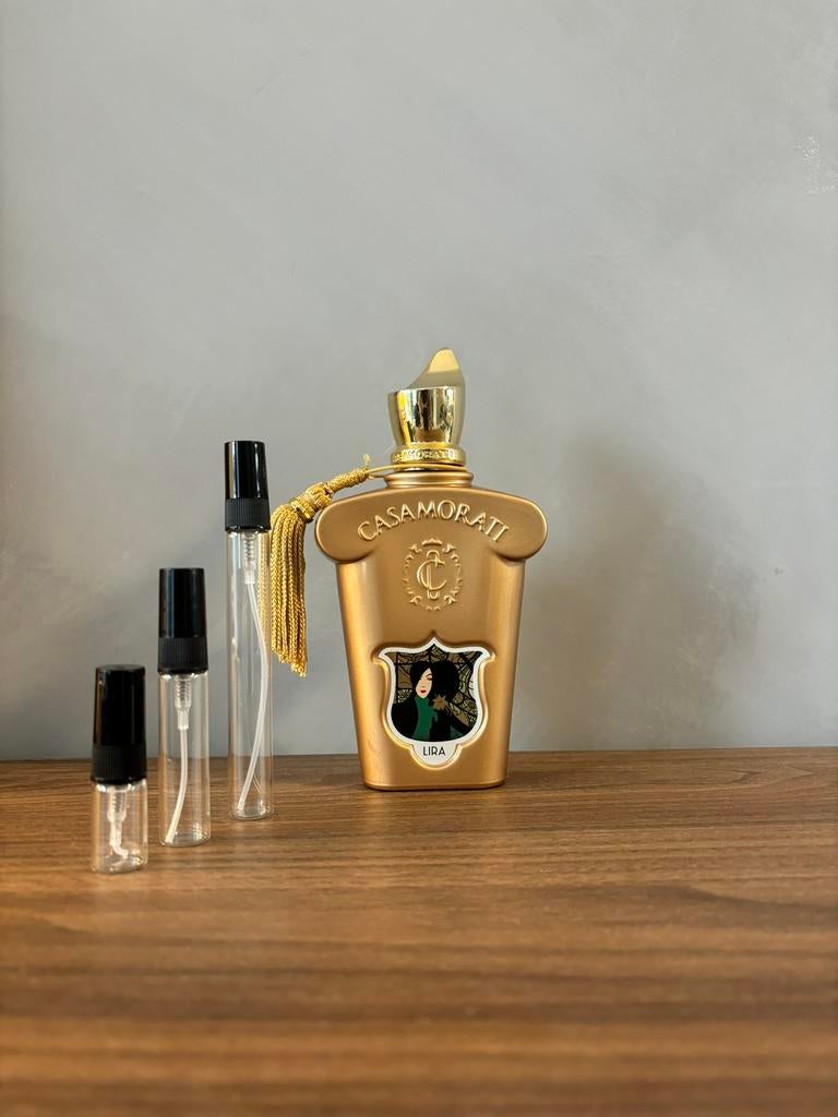 Xerjoff Casamorati Lira Niche Parfum Sample Tester Decant, Sieraden, Tassen en Uiterlijk, Uiterlijk | Parfum, Ophalen of Verzenden