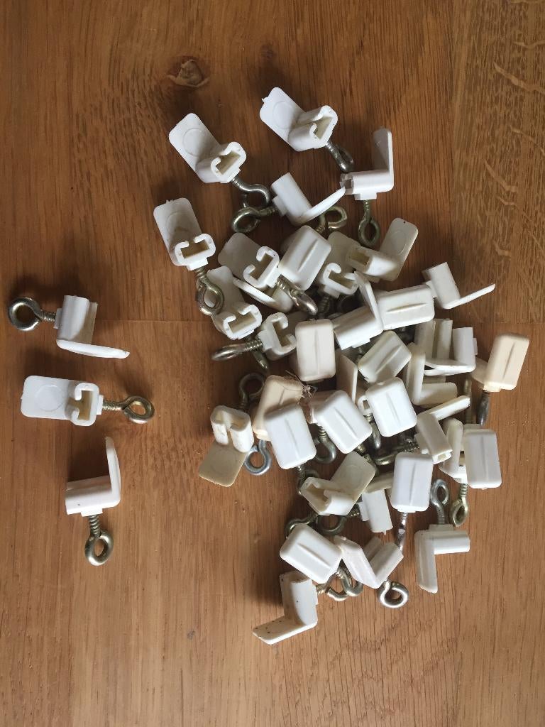 Kunststof eindstop / eindkap voor swish rail - N190, Ophalen of Verzenden, Zo goed als nieuw, Wit, Minder dan 100 cm