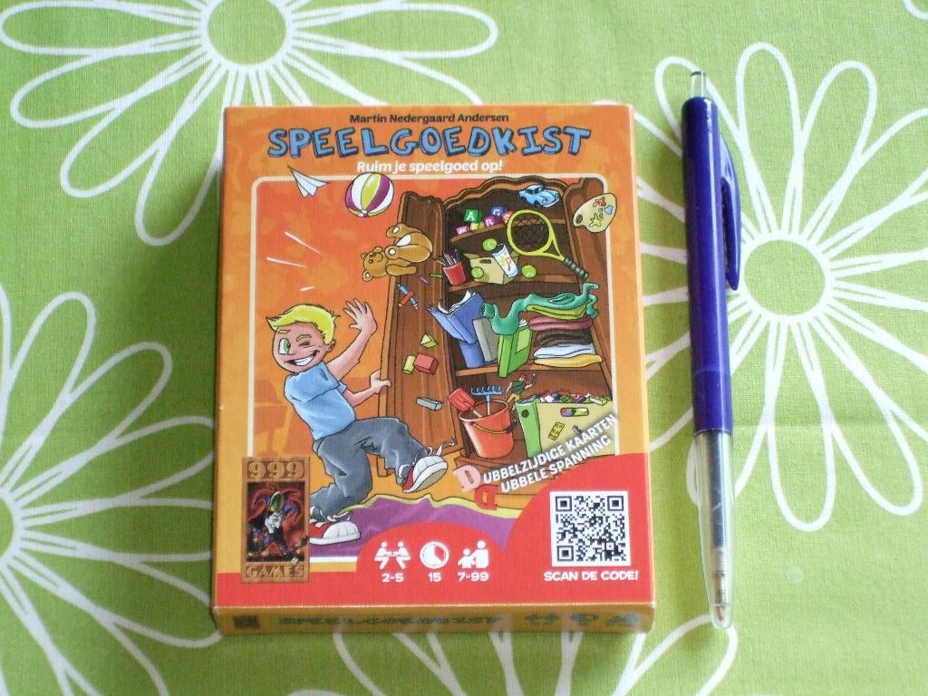 Speelgoedkist - ruim je speelgoed op! - kaartspel, Vijf spelers of meer, Ophalen of Verzenden, Zo goed als nieuw