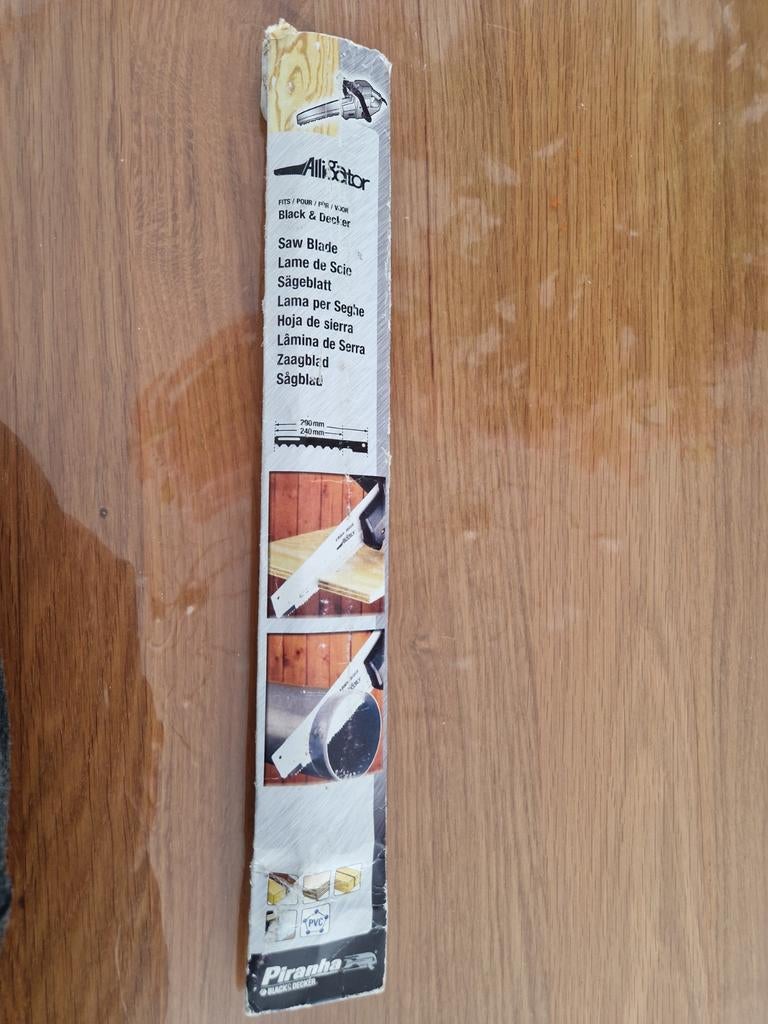 Zaagblad voor Black&Decker Alligator, Ophalen