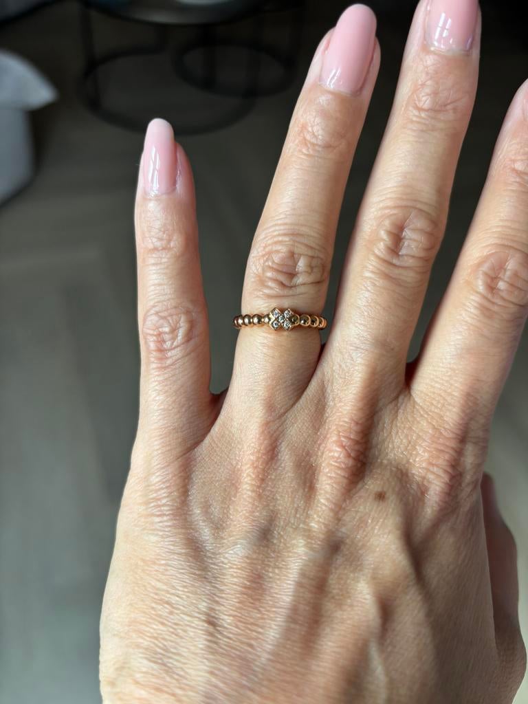 Bron Joy ring maat 54 18 karaat rosé, Sieraden, Tassen en Uiterlijk, Ringen, Ophalen of Verzenden, Zo goed als nieuw, 17 tot 18