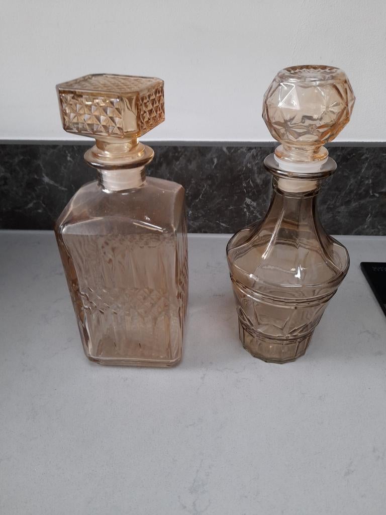 3 X Decoratieve Karaffen en Tullamore Dew Karaf, Ophalen of Verzenden