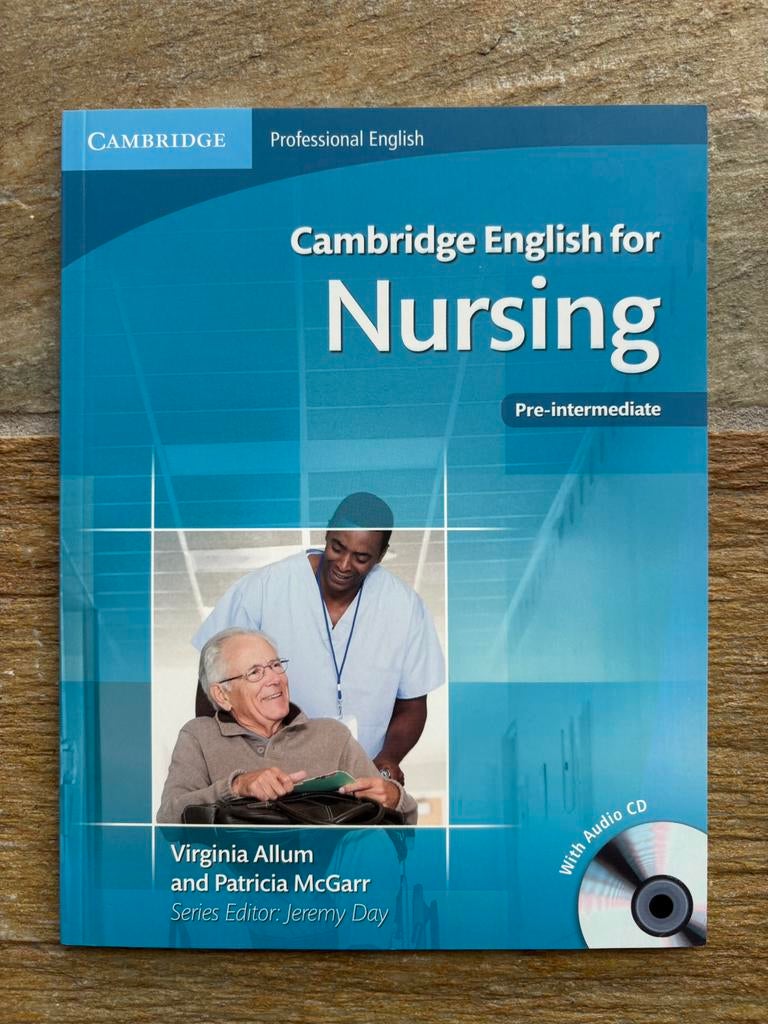 Studieboek: Cambridge English for Nursing, Boeken, Ophalen of Verzenden, Zo goed als nieuw, Sociale wetenschap