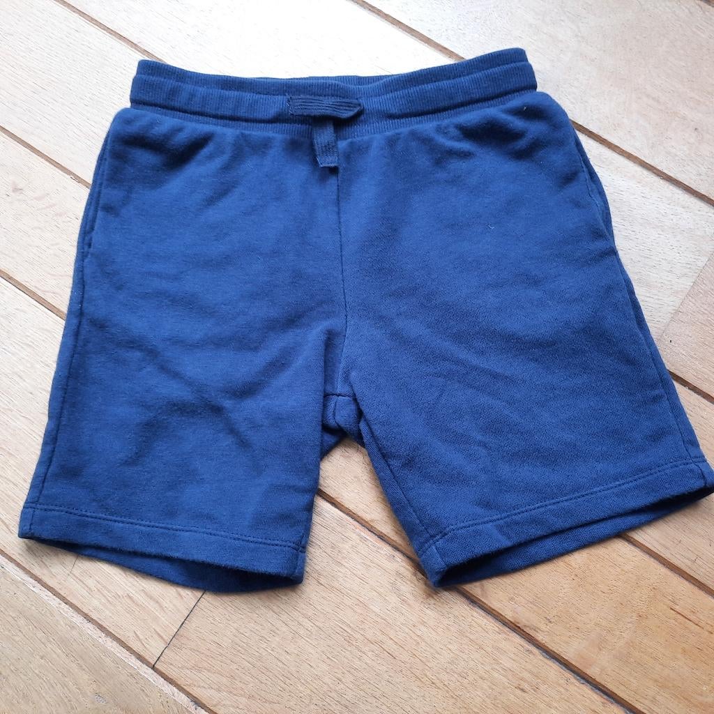 H&M sweat bermuda donker blauw maat 116, Kinderen en Baby's, Kinderkleding | Maat 116, Zo goed als nieuw, Jongen, Broek, Ophalen of Verzenden