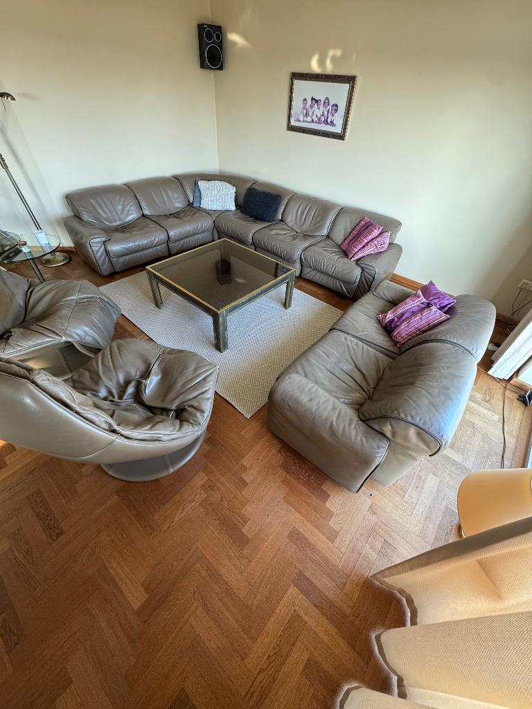 Hoekbank Jori, Ophalen, Gebruikt, Leer