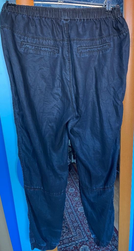 mooie blauwe lycocell zomerjeans Expresso 44 zgan, Kleding | Dames, Broeken en Pantalons, Maat 42/44 (L), Zo goed als nieuw, Lang