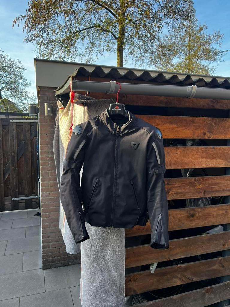 Rev’it Shift H2O Motorjas – Maat S, Kleding | Heren, Jassen | Winter, Gedragen, Maat 46 (S) of kleiner, Zwart, Ophalen of Verzenden