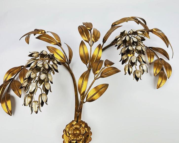 Vintage Hans Kögl muurlamp, Niet ingevuld, Hollywood regench, Gebruikt, Hans Kögl