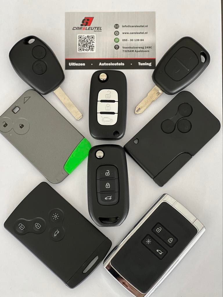 Renault autosleutel of sleutel kaart nodig bel of app ons!, Ophalen of Verzenden, Nieuw, Renault