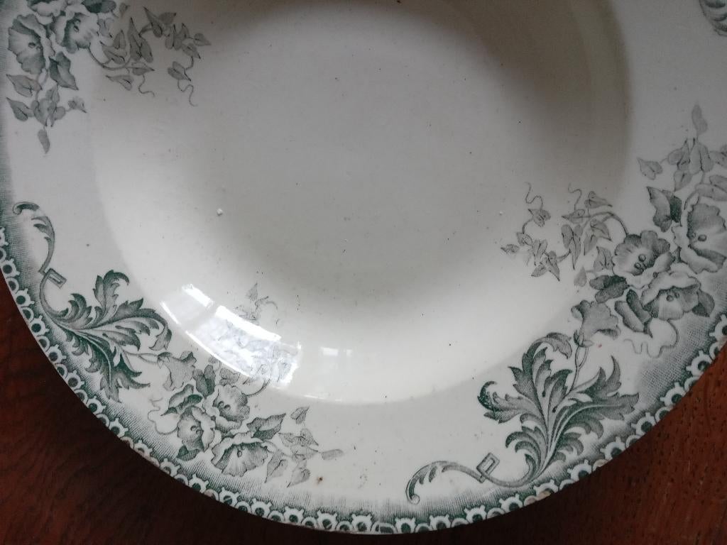 diep bord TERRE DE FER serie LISERONS, Ophalen of Verzenden