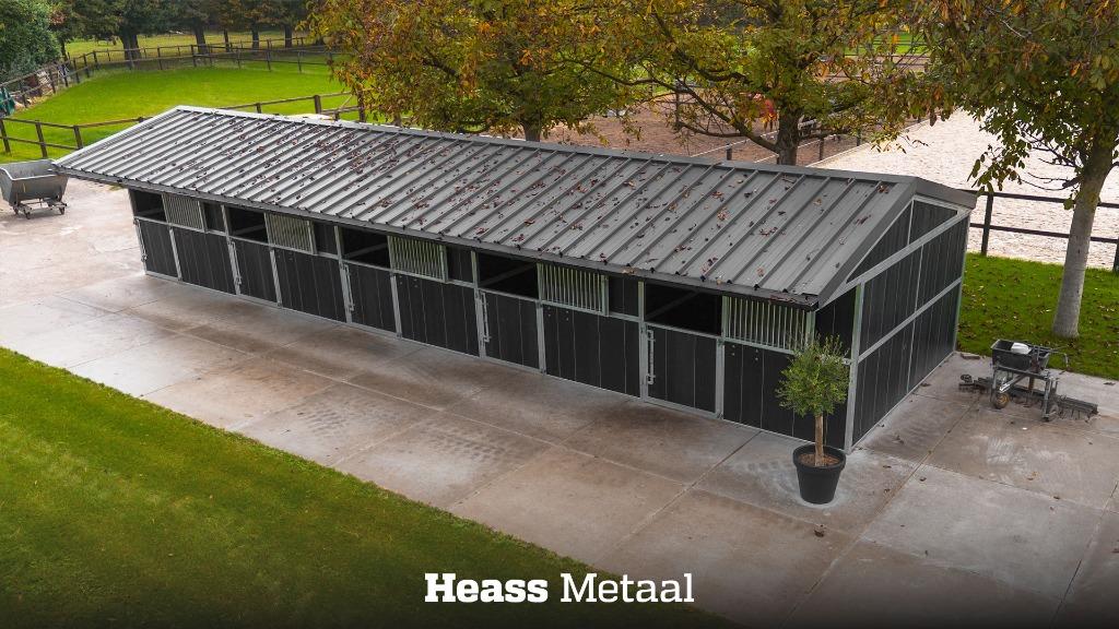 Buitenstal met 5 paardenboxen | NIEUW |  Heass Paardenboxen, Weidegang, 4 paarden of pony's of meer