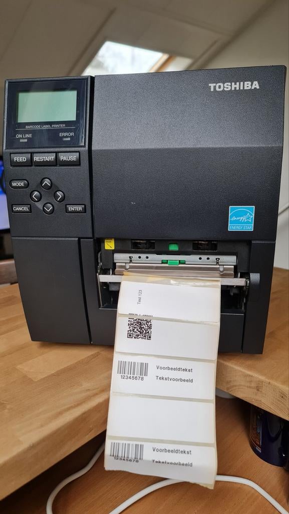 Toshiba labelprinter B-EX4D2, Ophalen, Toshiba, Printer, Zo goed als nieuw